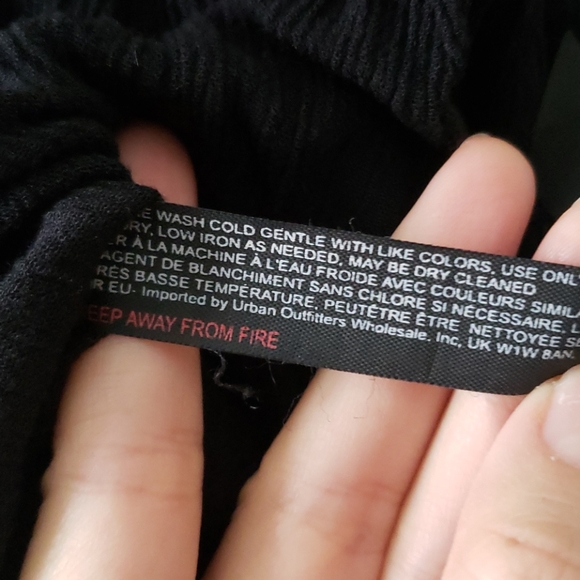 Urban Outfitters black open back romper - Picture 6 of 7